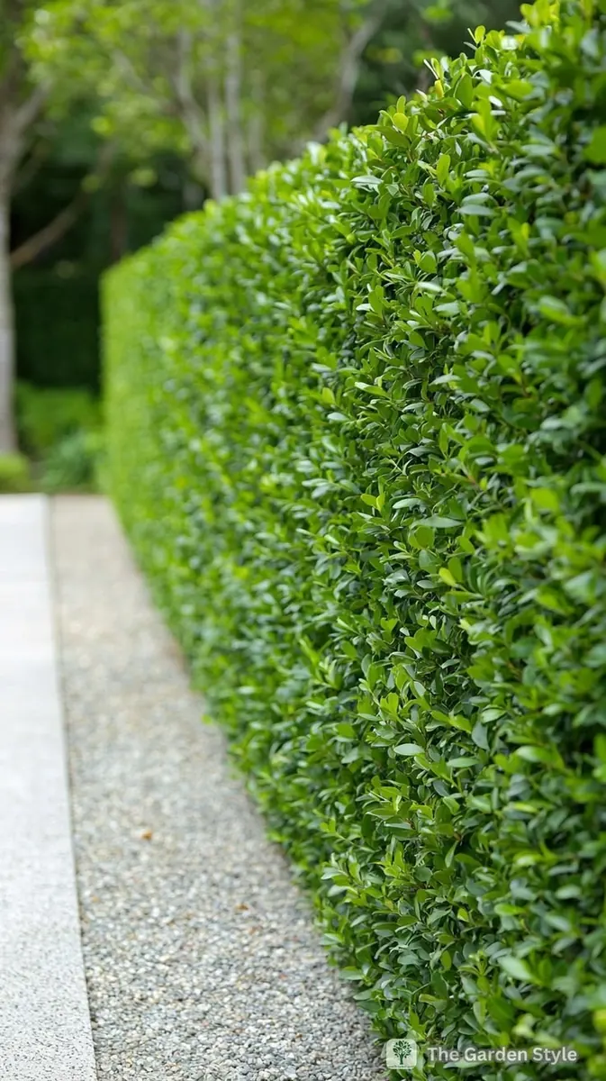 Hedge trimming and edge work completed in Harkaway VIC